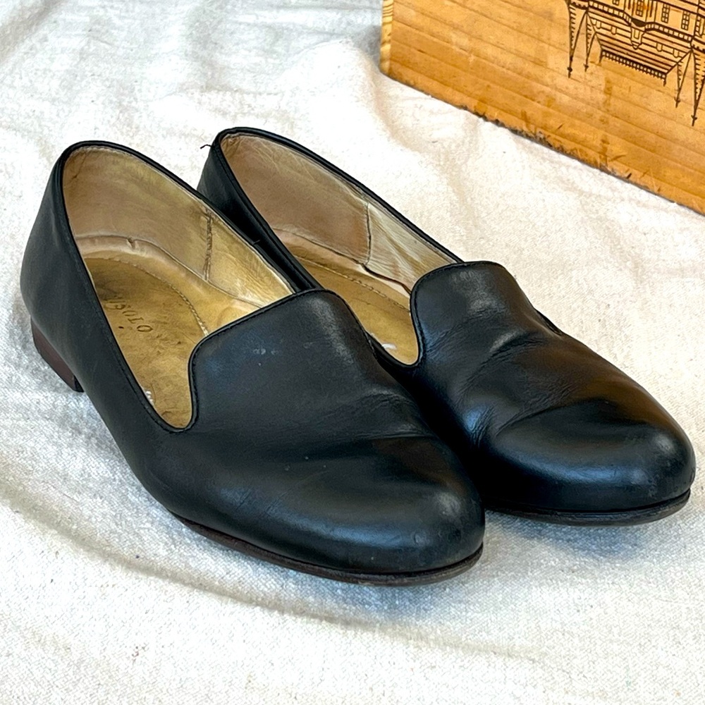 Nisolo Smoking Flats black size 9.5